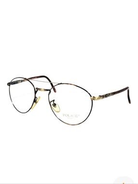 Vintage NOS POLICE By Eastern States Mod.2220 Col.423 Tortoise Unisex Italy